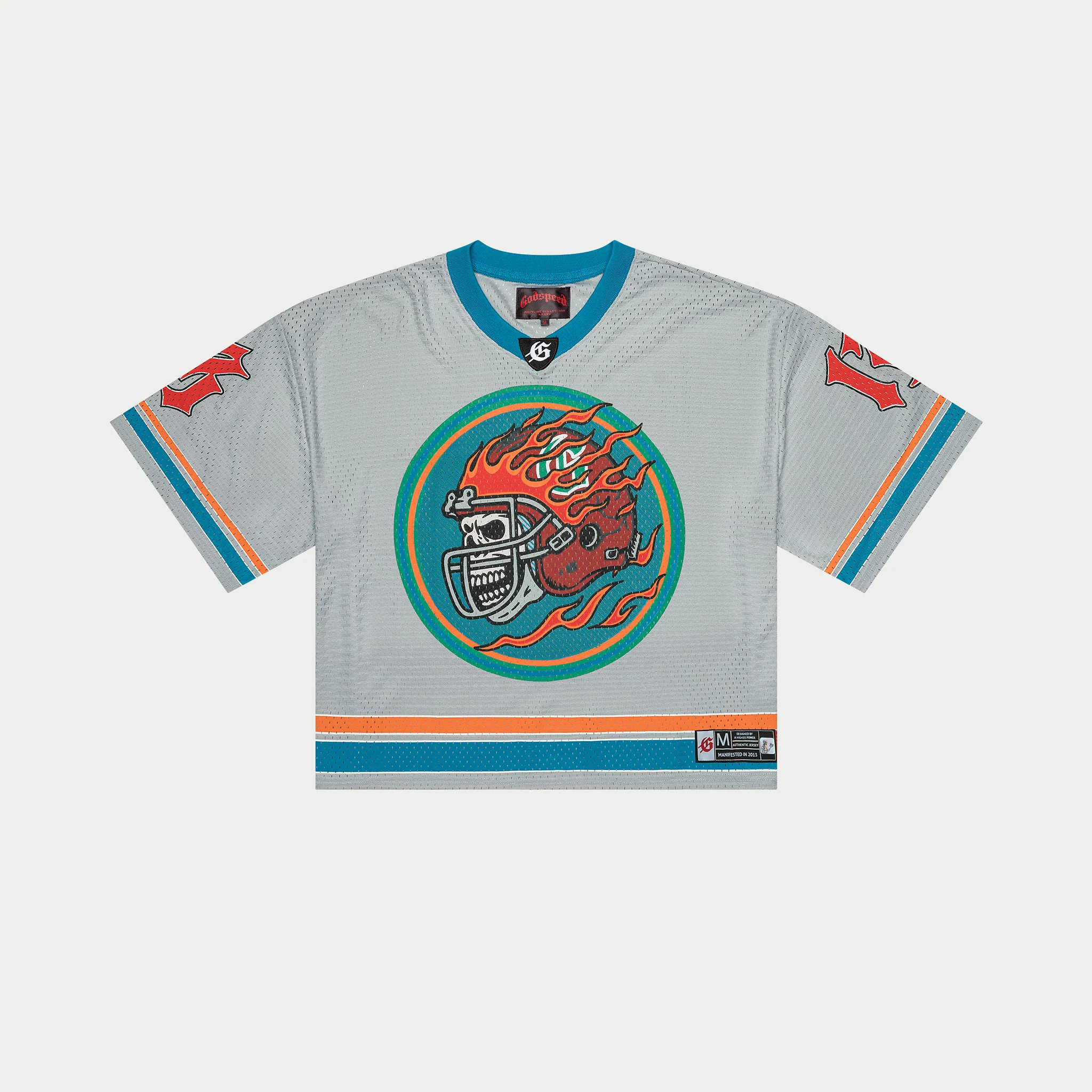 First Down Jersey (Grey/Blue/Orange)
