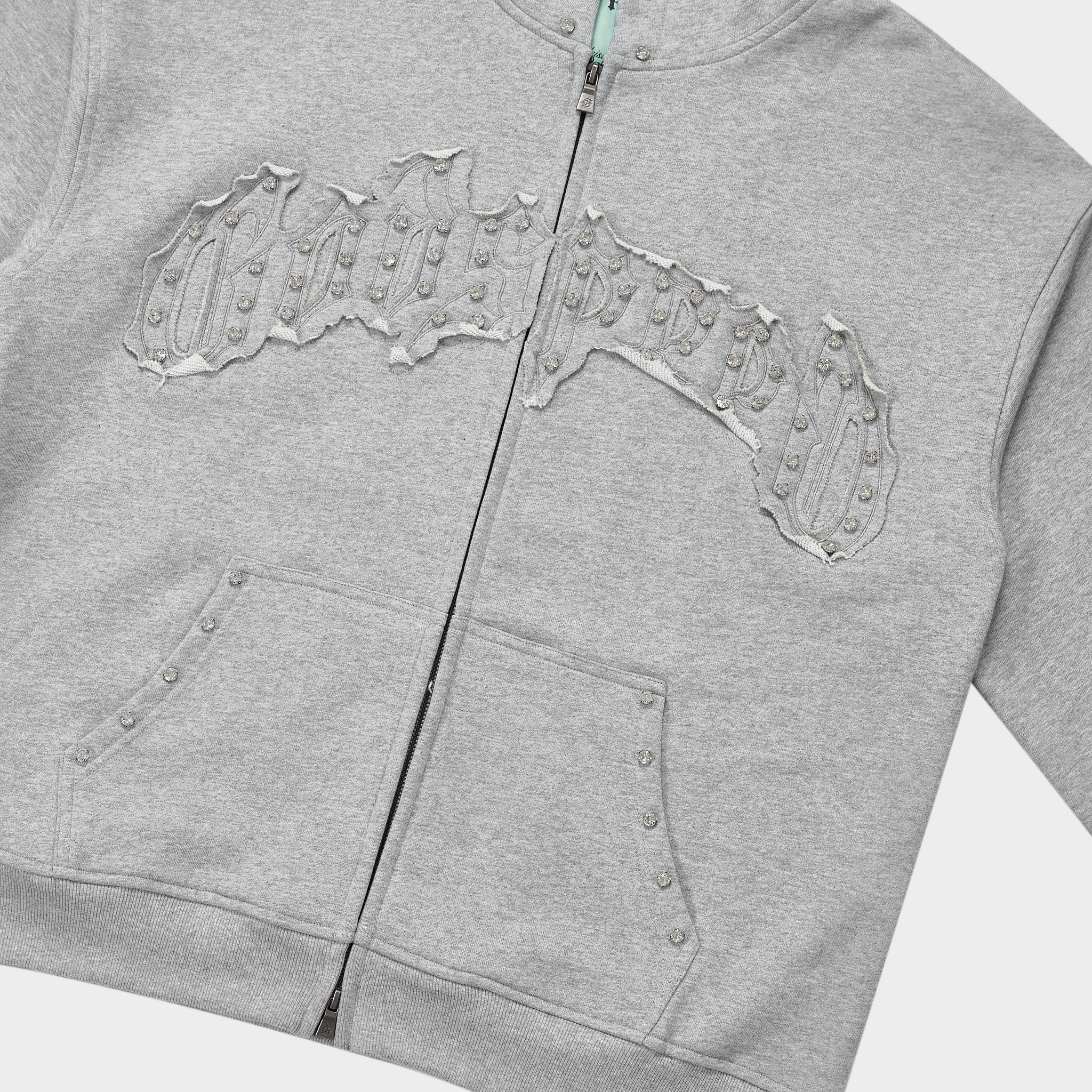 Symmetric Studed Sweatsuit V2 (Heather Grey VVS💎) - Image 3
