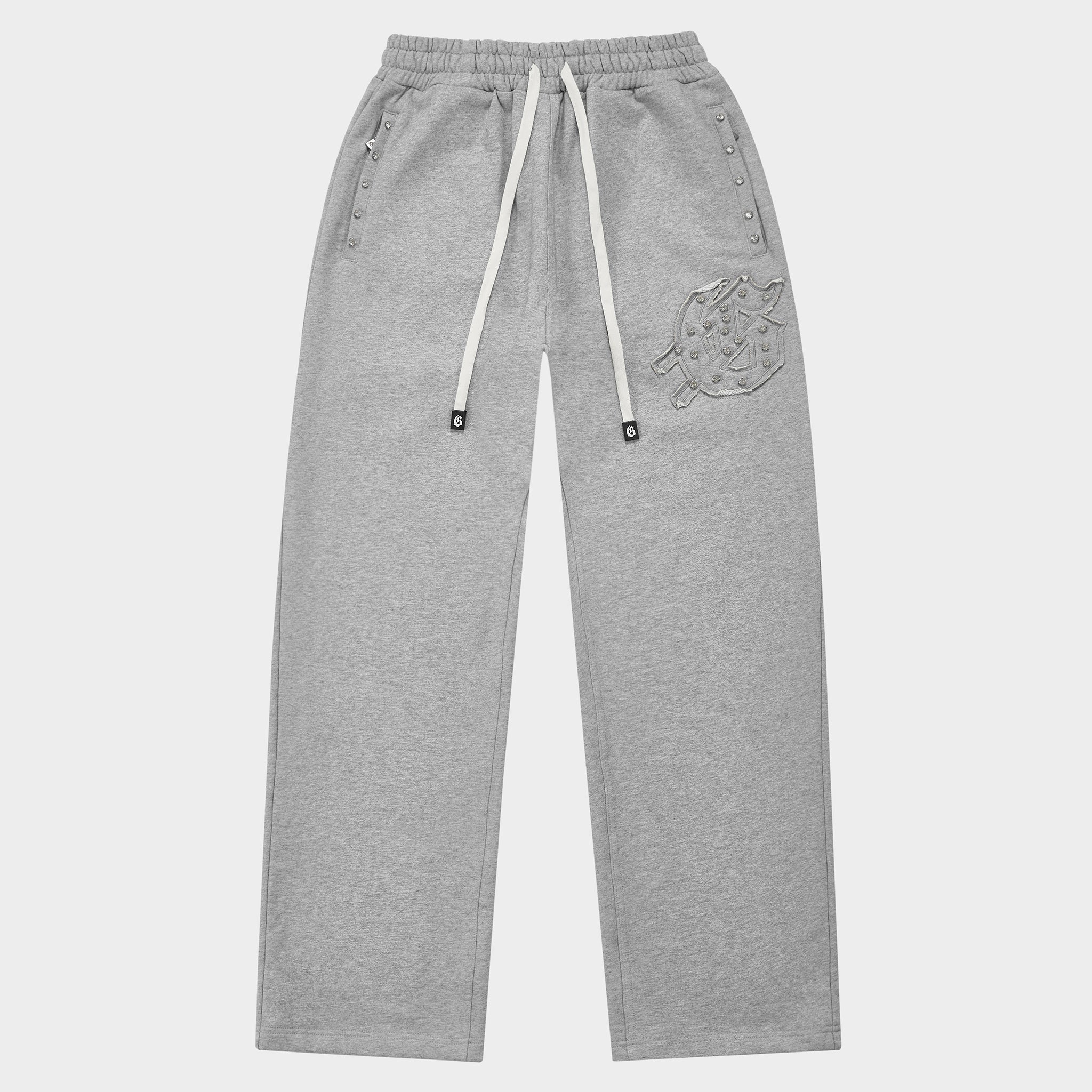 Symmetric Studed Sweatsuit V2 (Heather Grey VVS💎) - Image 5