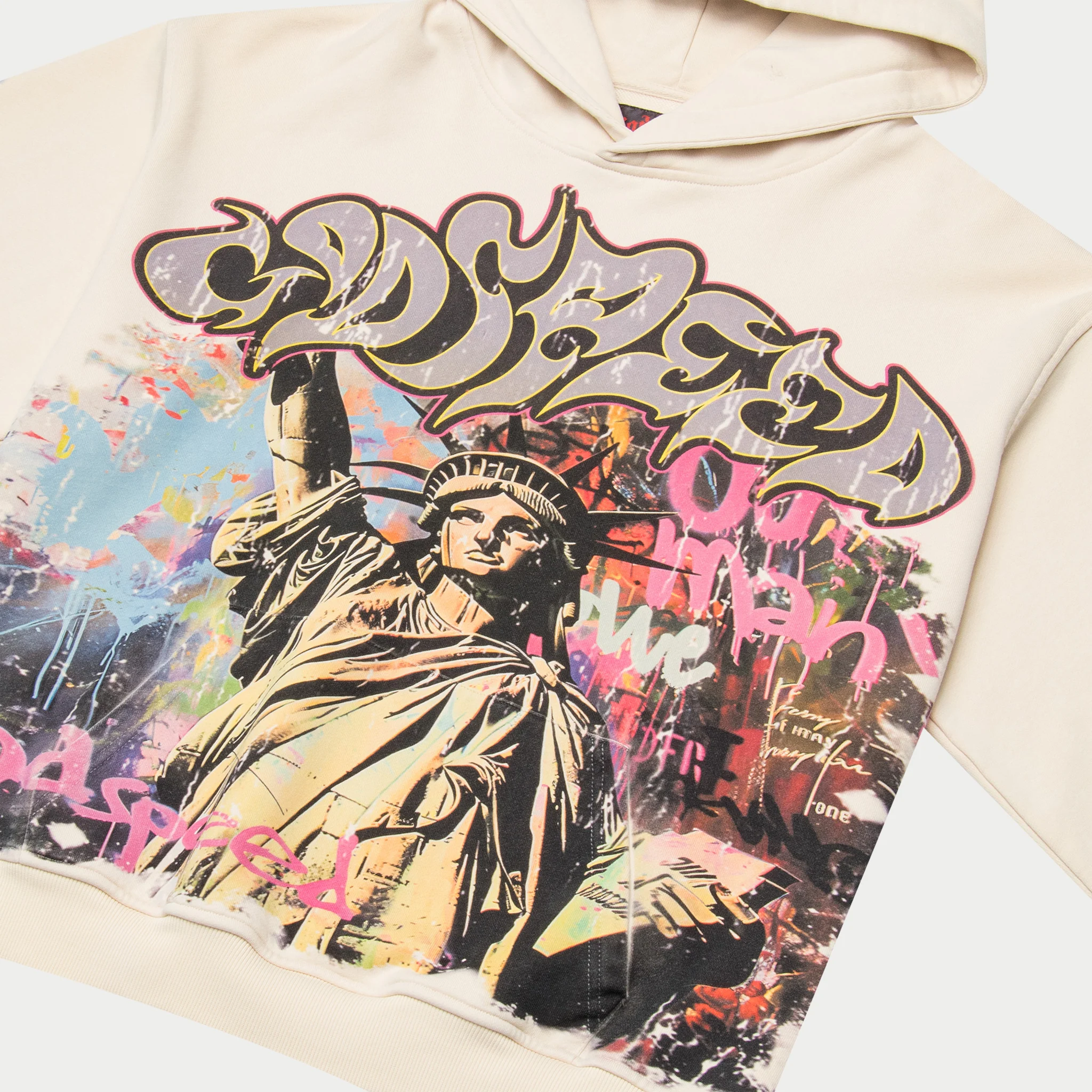 Vandal Hoodie (Bone) - Image 2