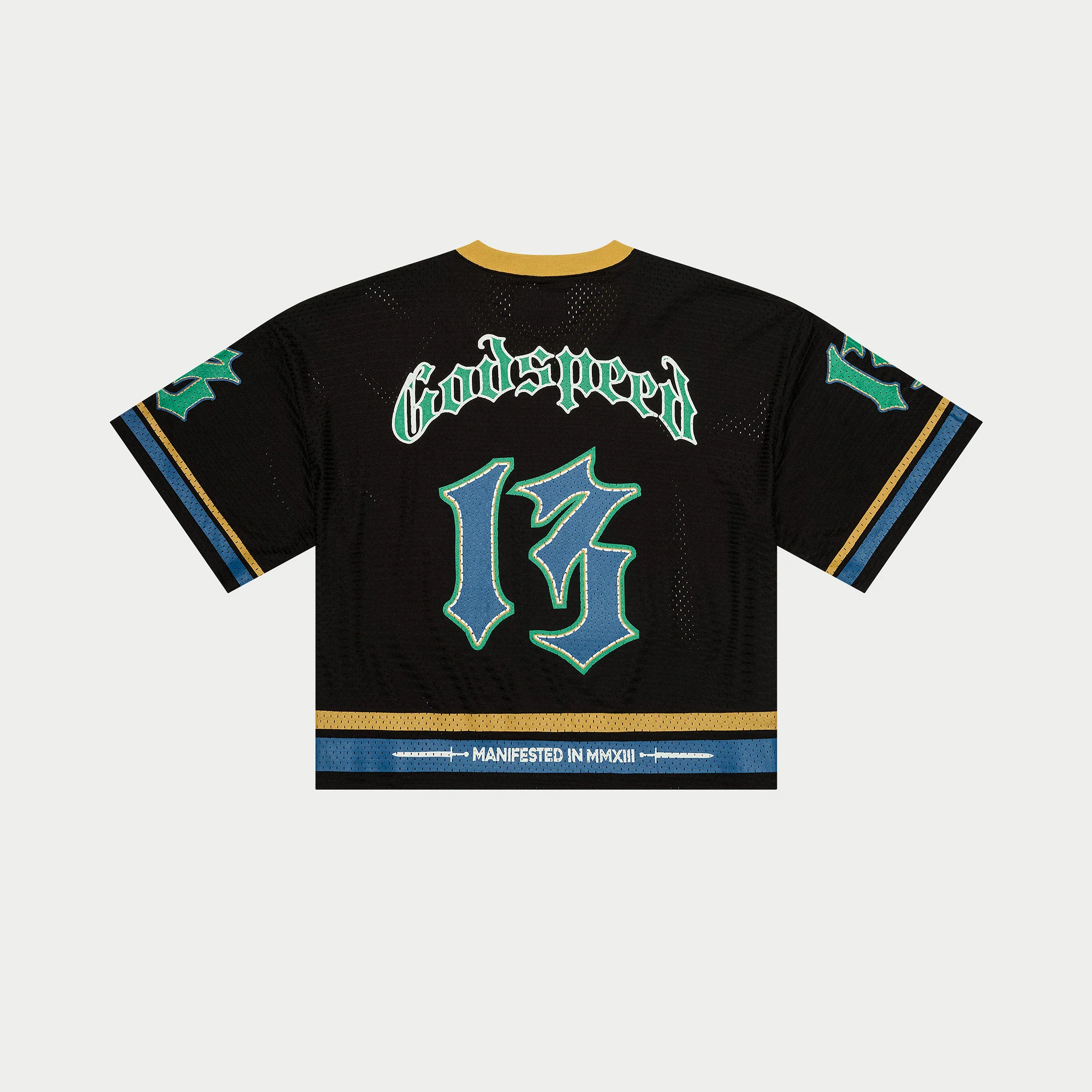 First Down Jersey (Black/Yellow/Blue) - Image 3