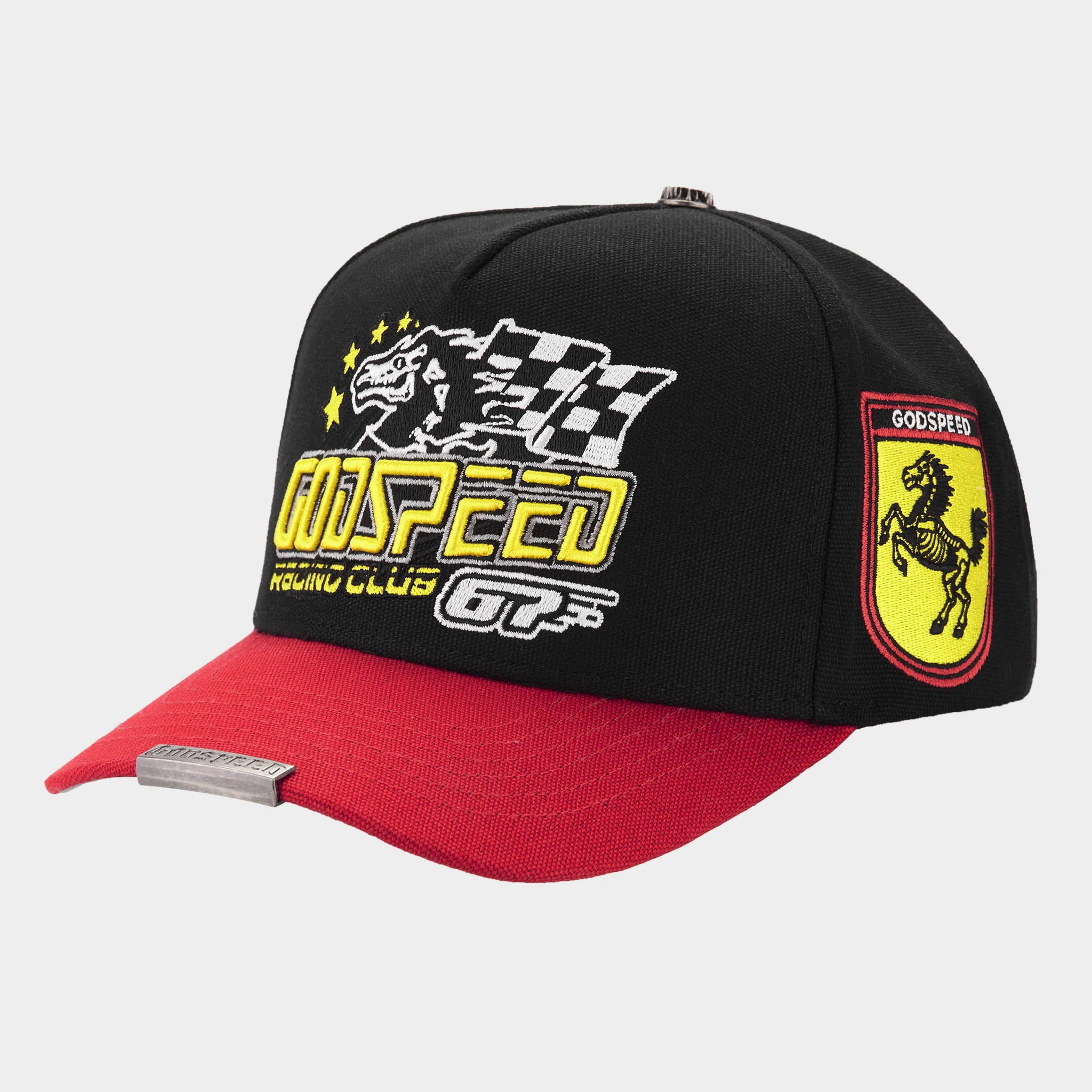 GRC Members Snapback Hat (Black/Red) - Image 3