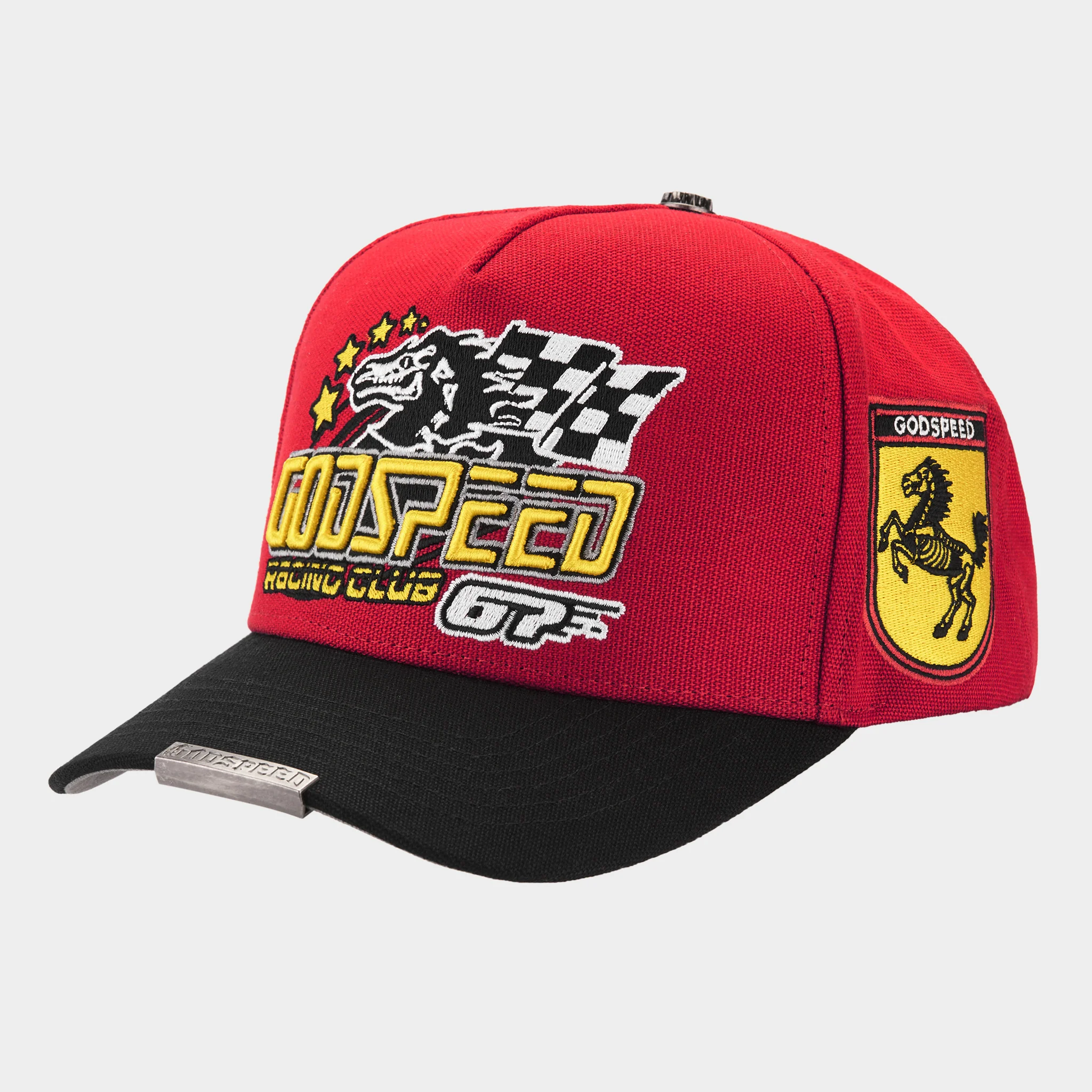 GRC Members Snapback Hat (Red/Black) - Image 3