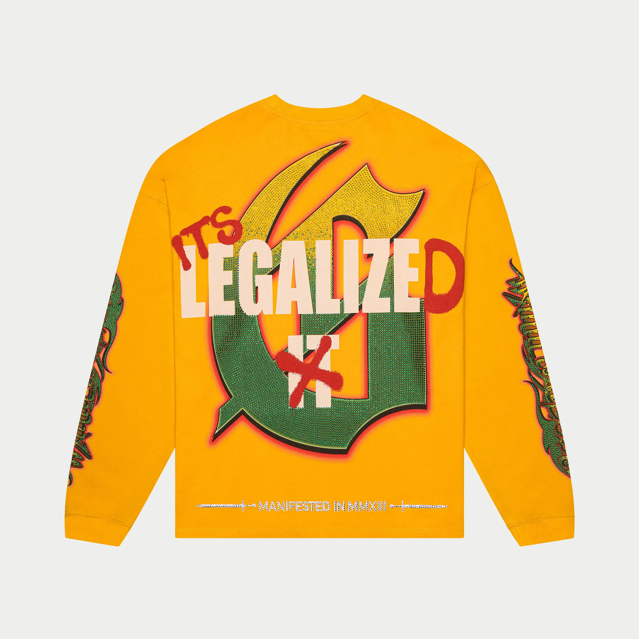 Indoor VVS LS T-shirt (Yellow) - Image 3