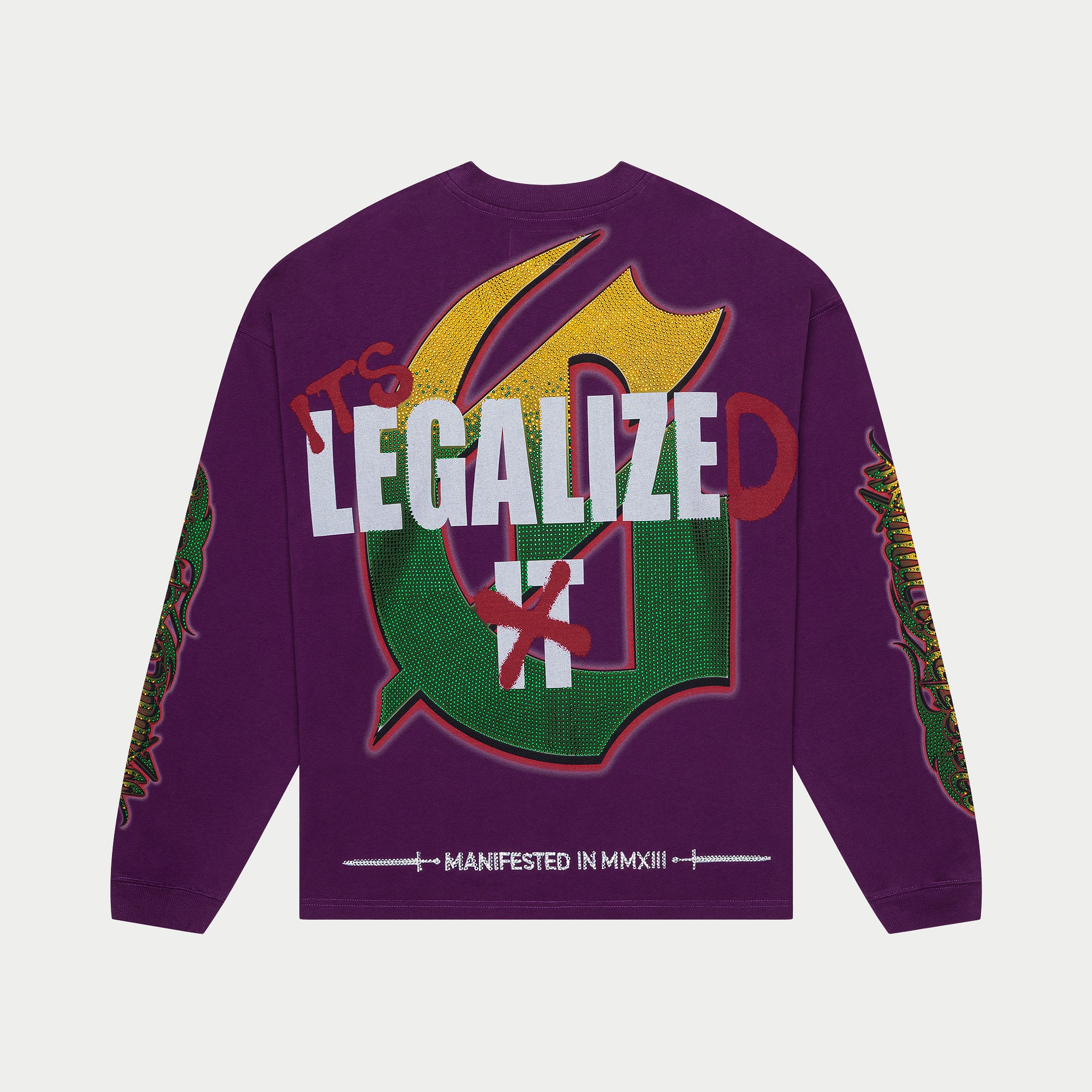 Indoor VVS LS T-shirt (Purple) - Image 3