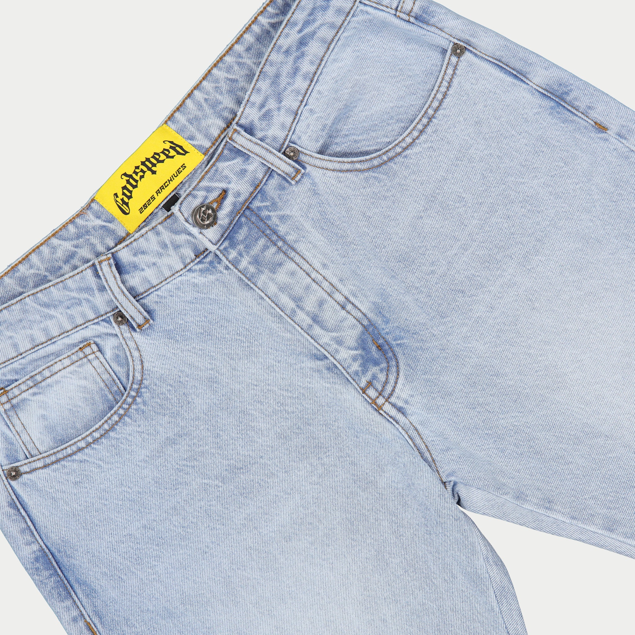OG Logo Flared Denim Stitched (Blue) - Image 5