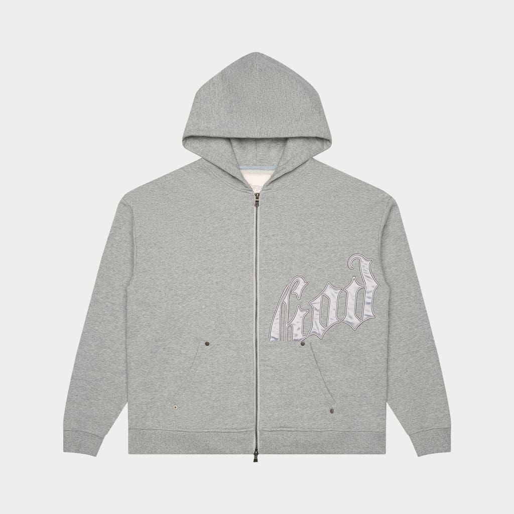 OG Logo Sweatsuit V2 (Grey/Silver Satin) - Image 2