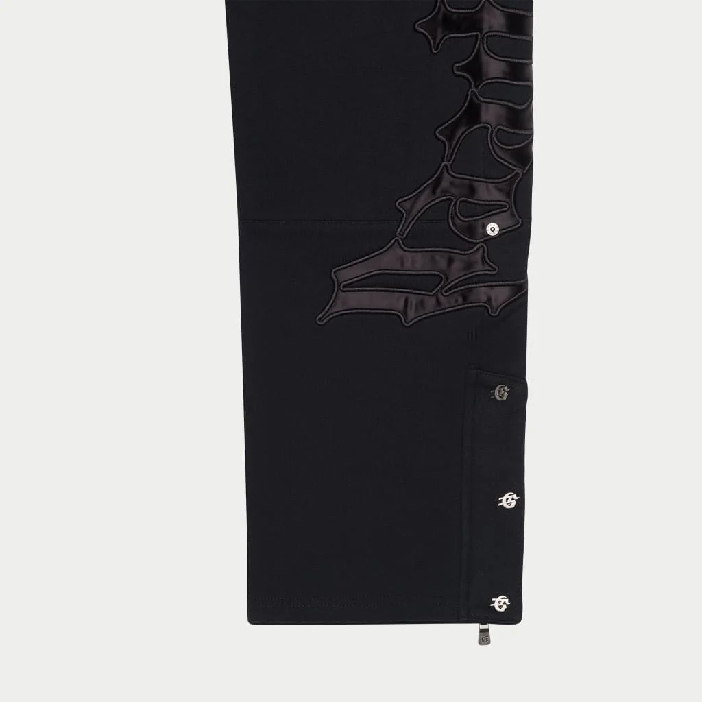 OG Logo Sweatsuit V2 (Black Satin/Black) - Image 5