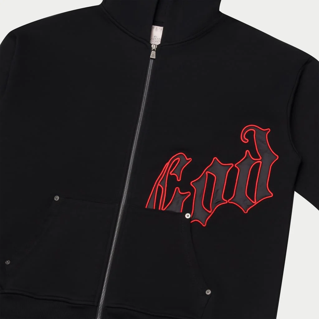 OG Logo Sweatsuit V2 (Blk/Red) - Image 3