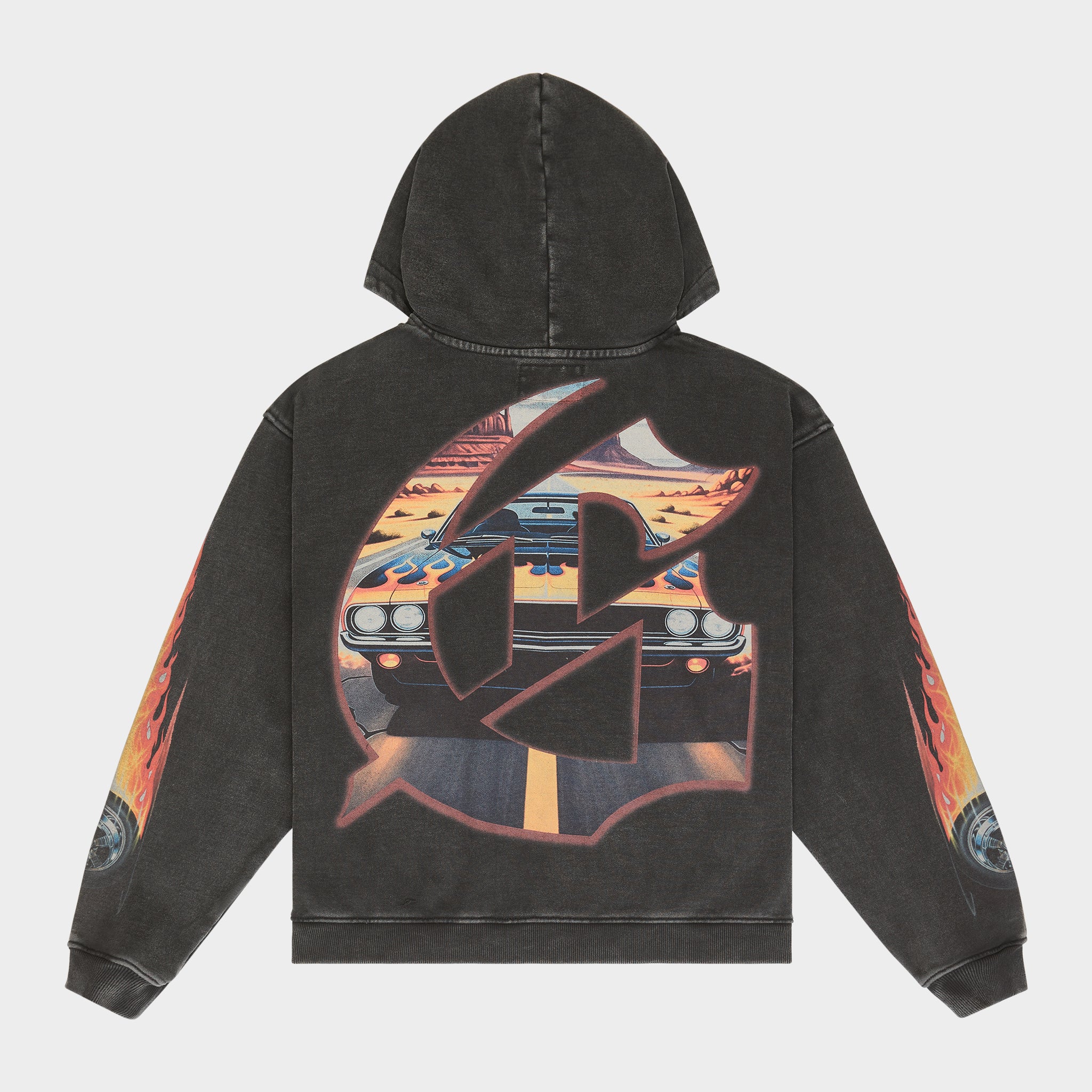 On the Run II Hoodie (Black wash) - Image 3