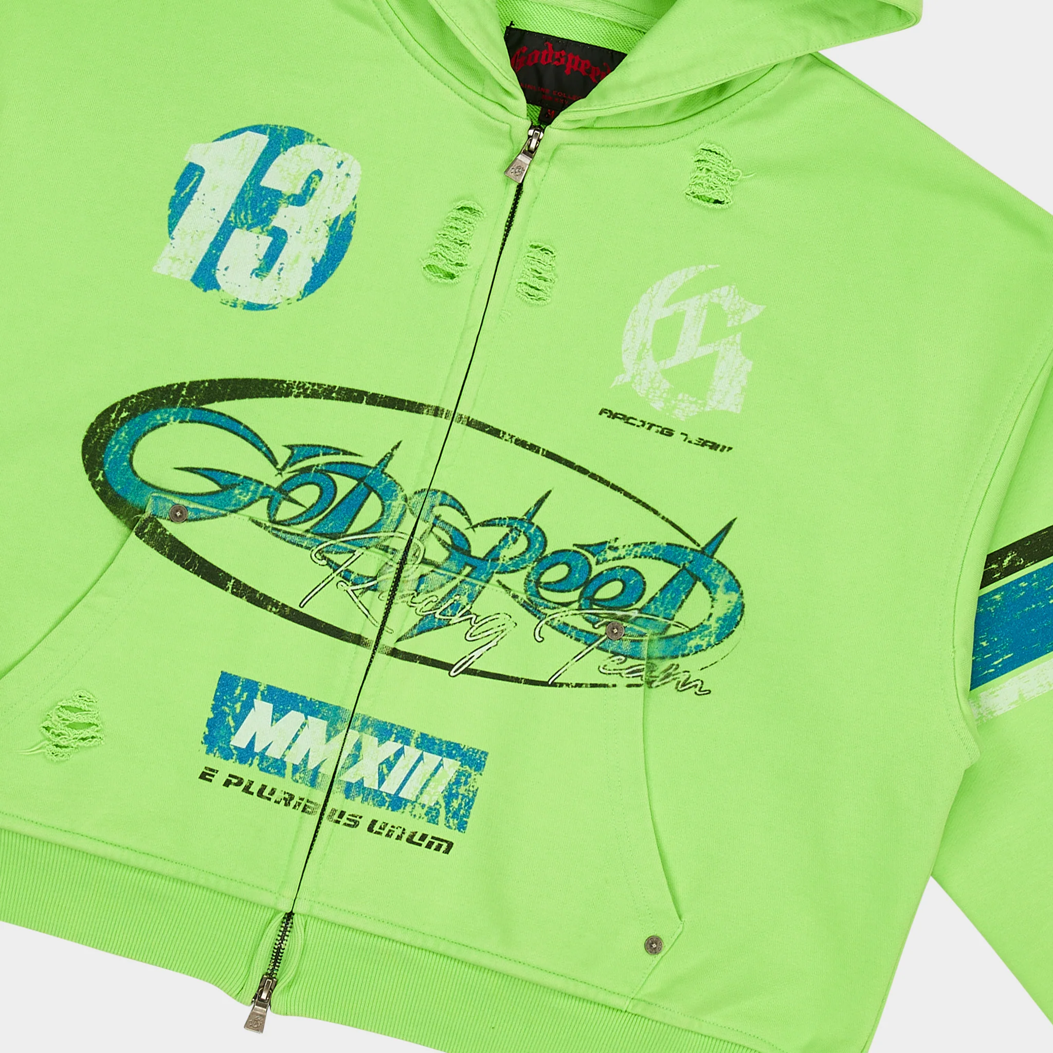Speedway Zip Hoodie (Volt) - Image 2