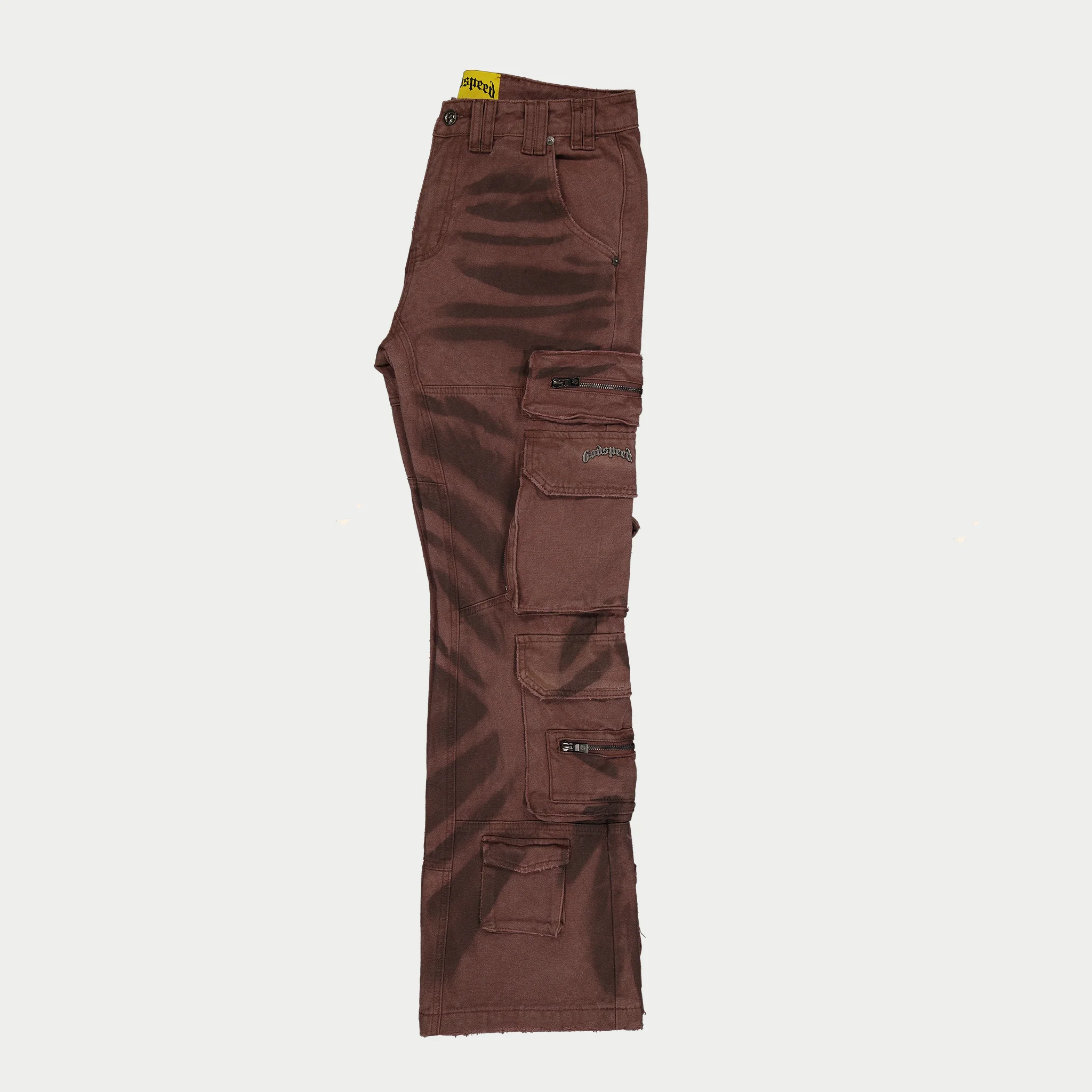 Skidrow Flared Cargo Pants (Clay) - Image 4