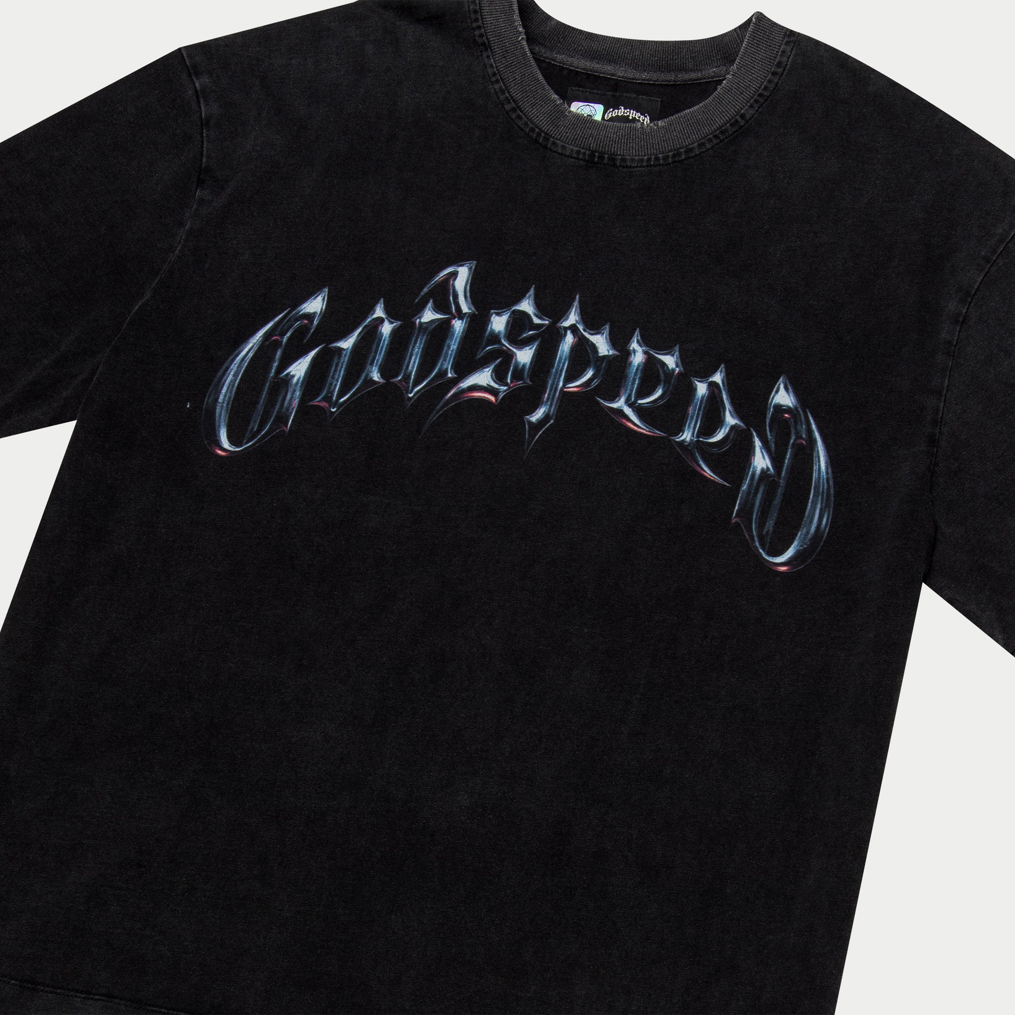 Symmetrical Logo T-Shirt (Black Wash) - Image 3