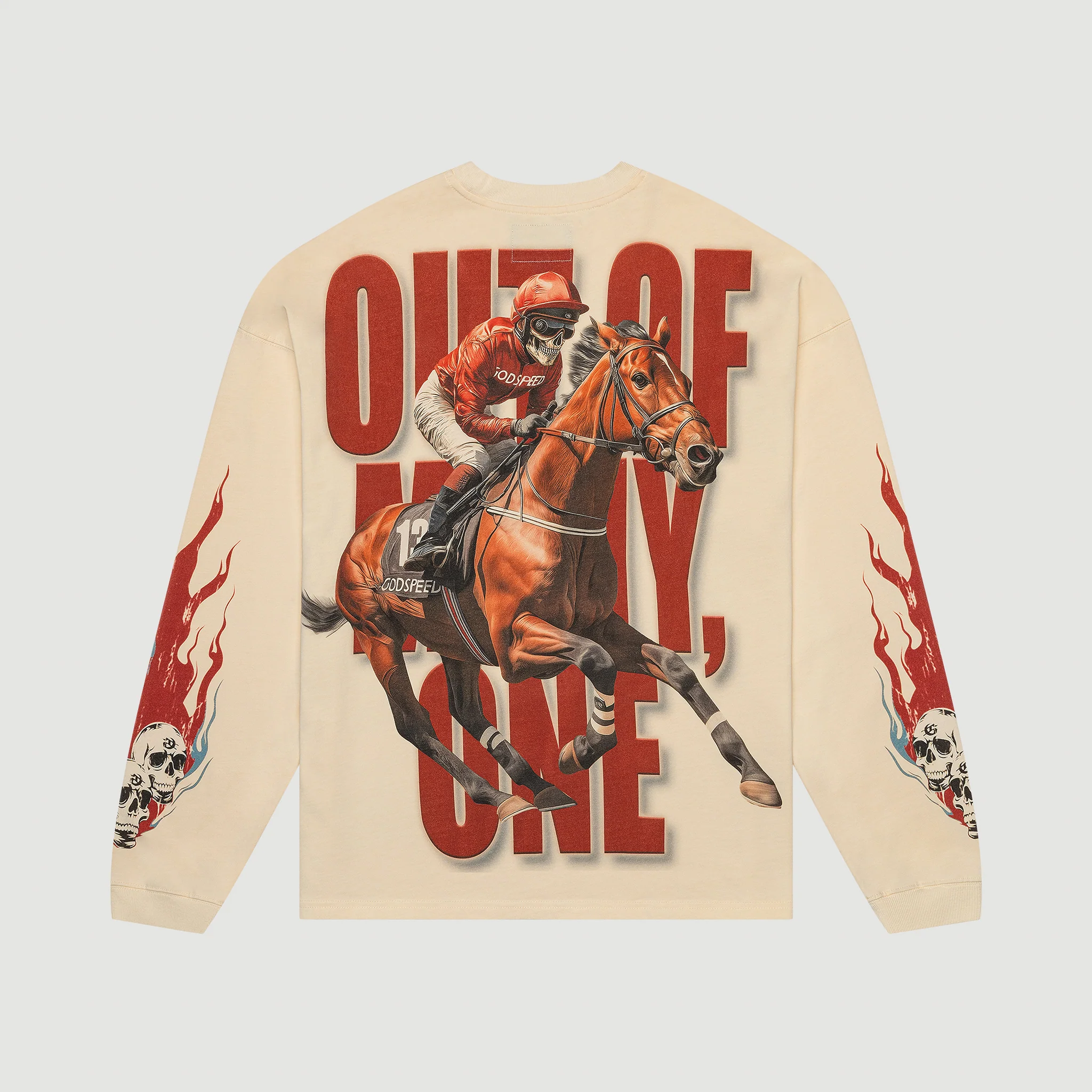 Thoroughbred LS T-Shirt (Bone) - Image 3