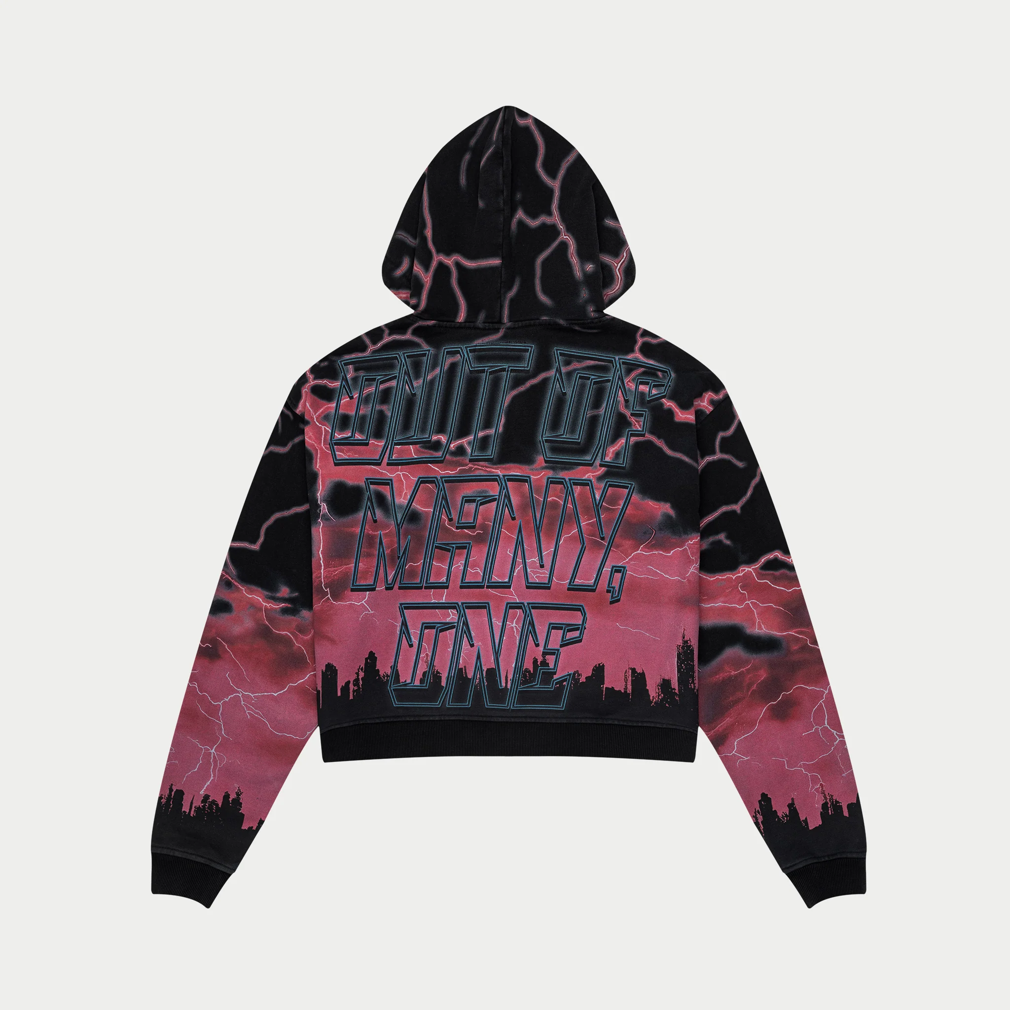 Voltage Zip Hoodie (Red) - Image 3